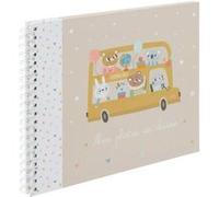 Atmosphera for Kids - Album 12 Photos de Classe "School Bus" 32cm Beige G