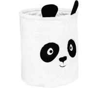 Bac à jouets panda ""Andy"" noir & blanc D35x40cm - Atmosphera createur d'interieur