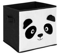 Boite De Rangement En Velours Pliable Panda - Atmosphera For Kids
