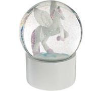 Atmosphera for Kids - Boule à Neige en Verre "Licorne" 13cm Blanc Blanc G