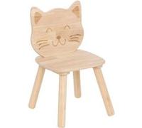 - Chaise Enfant Chat "Pia" 50cm Naturel