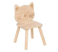 Atmosphera for Kids - Chaise Enfant Chat Pia 50cm Naturel