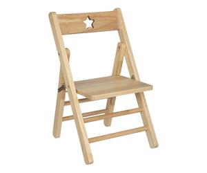 Atmosphera for Kids - Chaise Pliante Enfant Bois 51cm Naturel