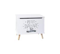 Atmosphera for Kids - Coffre Rangement Enfant "Petit Bazar" Blanc