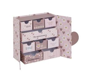 Atmosphera for Kids - Coffret de Naissance à Souvenirs "Cœurs" 22cm Rose