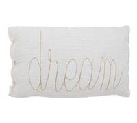 Atmosphera for Kids - Coussin Déco "Lili" 30x50cm Blanc Blanc G