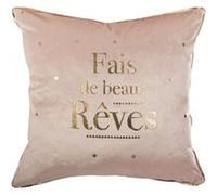 Atmosphera for Kids - Coussin Déco Rêves 40x40cm Rose Rose G