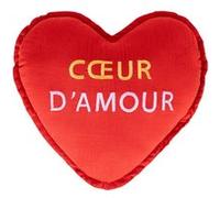 Atmosphera for Kids - Coussin Enfant Cœur "Amour" 40cm Rouge Rouge G
