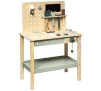 Atmosphera for Kids - Établi de Bricolage Enfant "Forêt" 75cm Beige & Vert Beige G