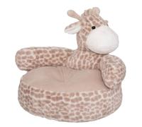 Atmosphera for Kids - Fauteuil Peluche Enfant Girafe 48cm Naturel