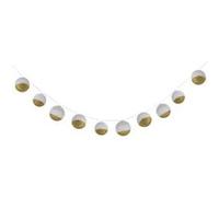 Atmosphera for Kids - Guirlande Lumineuse "Boule" 178cm Blanc & Or Blanc G