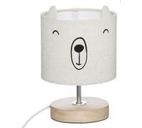 Atmosphera for Kids - Lampe à Poser Déco Ourson 21cm Blanc Autre G