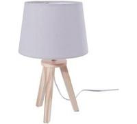 Atmosphera Lampe trépied H.30 cm bois gris