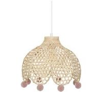 Suspension Week end à la campagne H.22cm bambou - Atmosphera Créateur d'intérieur