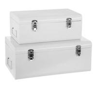 Atmosphera - Set de 2 cantines Enfant - Blanc - métal