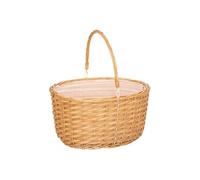 Atmosphera for Kids - Lot de 3 Paniers de Pique-Nique Enfant "Summer" 36cm Beige