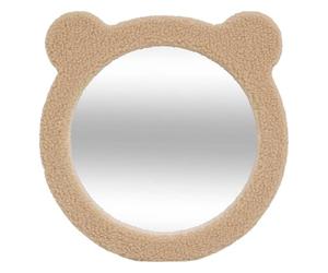 Atmosphera for Kids - Miroir Mural Bouclette Ourson Beary 33cm Marron