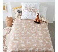 Atmosphera for Kids - Parure de Lit 2 Pièces Savane 140x200cm Naturel