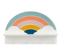 Atmosphera for Kids - Patère Avec Étagère "Arc-en-Ciel" 48cm Multicolore Multicolore