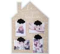 Atmosphera for Kids - Pêle-Mêle "Maison du Bonheur" 52cm Noir & Blanc G