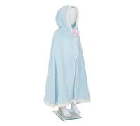 Atmosphera for Kids - Plaid Cape Enfant "Flanelle" 100x115cm Bleu Clair
