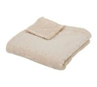 - Plaid Flanelle Enfant "Berlingot" 75x100cm Beige