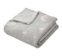 Atmosphera – Plaid enfant Reka – Phosphorescent – 125 x 150 cm – Gris