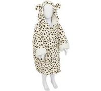 Atmosphera for Kids - Plaid Sweat Capuche Enfant "Léopard" 60x95cm Ocre Ocre G