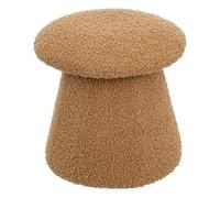 Atmosphera for Kids - Pouf Enfant Bouclette Champignon 27cm Marron