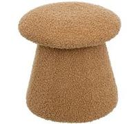 Pouf bouclette enfant Zopi marron D27cm - Atmosphera createur d'interieur