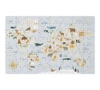 Atmosphera for Kids - Puzzle Enfant 64 pièces "Carte du Monde" 42cm Multicolore G