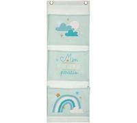 Atmosphera for Kids - Rangement 3 Compartiments Enfant 55cm Bleu Bleu G