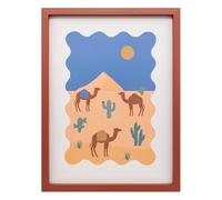 Atmosphera for Kids - Tableau Imprimé Encadré Marrakech 30x40cm Multicolore