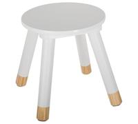 Atmosphera for Kids - Tabouret Enfant Design Douceur 26cm Blanc