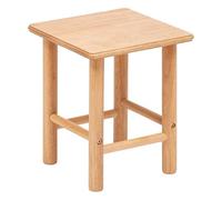 Atmosphera for Kids - Tabouret Enfant en Bois 'Hévéa 32cm Naturel