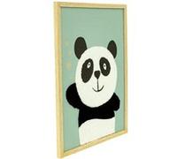 Atmosphera for Kids - Toile Imprimée Panda "Andy" 30x40cm Multicolore G