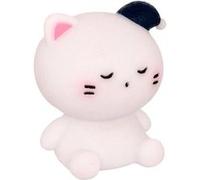 Atmosphera for Kids - Veilleuse Enfant Souple "Chat" 11cm Blanc Blanc