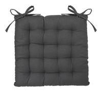 Atmosphera - Galette de chaise - 38 x 38 cm - Gris foncé Gris foncé G