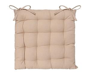 Atmosphera - Galette de Chaise en Coton Lin 38x38 cm