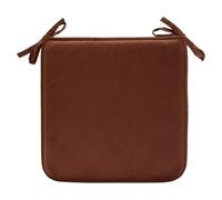 Atmosphera - Galette de Chaise Lilou Marron Tonka 38x38cm