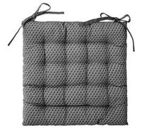 Atmosphera - Galette de chaise Otto - 38 x 38 cm. - Gris Gris G