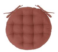 Atmosphera Créateur d'intérieur - Galette de Chaise Ronde Leana 38cm Terracotta