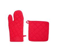 Atmosphera - Gant et manique - Coton - Rouge