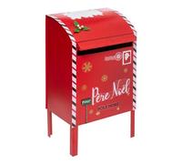 Grande Boite aux Lettres Rouge en Métal H 80 cm - Feeric Christmas