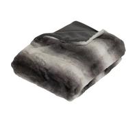 Atmosphera - Plaid Fourrure Grizzli 120x160 Gris