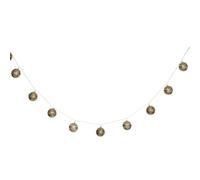 Atmosphera - Guirlande Décorative à Piles 10 LED Boules dorées D 5 cm et L 165 cm