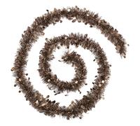 Atmosphera Guirlande estampée 10 cm x 2 m 4 plis bronze