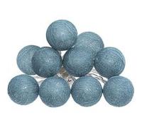 Guirlande Led 10 Boules 165cm Bleu Canard
