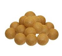 Atmosphera - Guirlande LED 16 boules - Orange ocre Blanc G