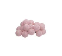Atmosphera Guirlande LED à piles 16 boules Ø 3,5 cm Rose pâle